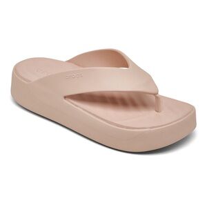 Crocs Getaway Platform Flip Flops in Quartz